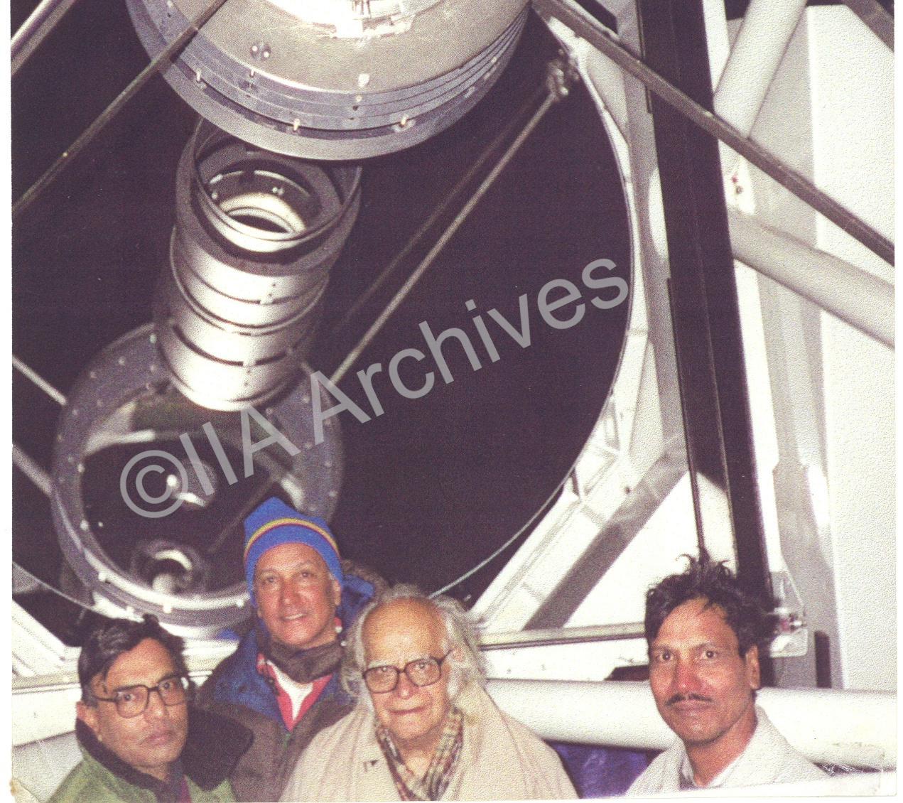The First Light observations of 2-m HCT witnessed by Prof. Yashpal and other IIA Scientits with 2-M HCT.