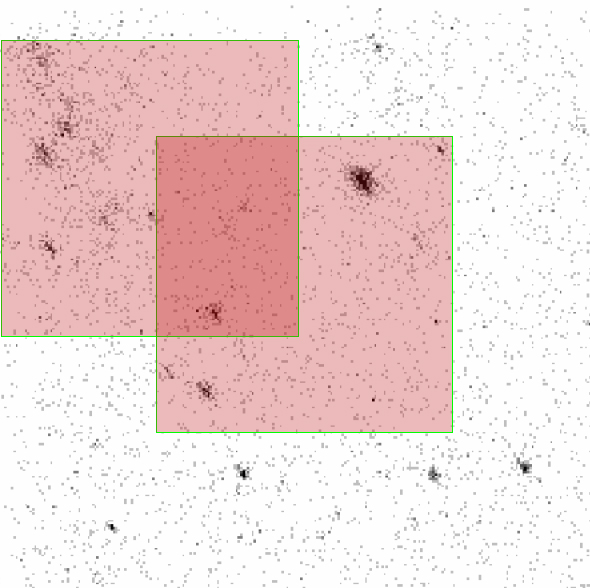 Chandra M17 subimages