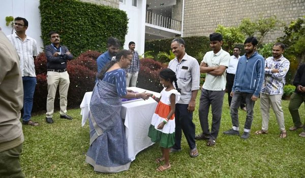 gallery slideshow 2 IIA celebrates 77th Republic Day at IIA Koramangala Campus