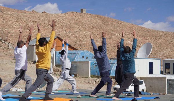 gallery slideshow 41 IAO Hanle International Yoga day 2026 celebration