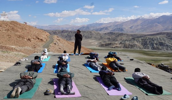gallery slideshow 40 IAO Hanle International Yoga day 2026 celebration