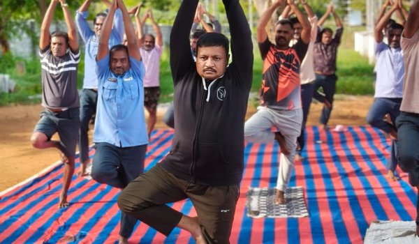 gallery slideshow 17 International yoga day celebration GBR observatory _2026_6