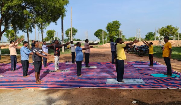 gallery slideshow 14 GBR observatory yoga day celebration 2026