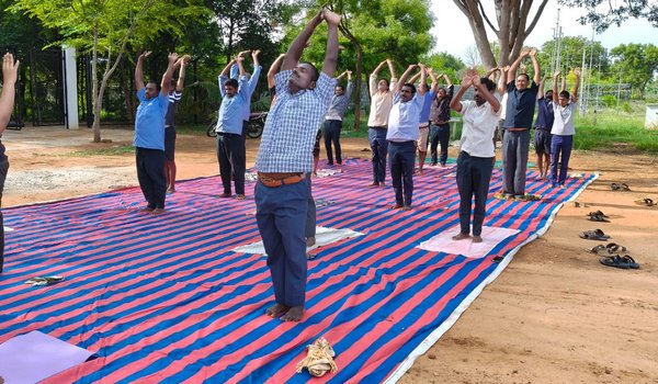 gallery slideshow 16 GBR observatory yoga day celebration 2026