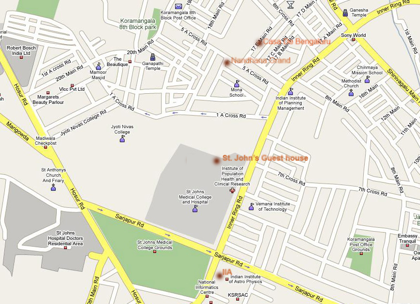 Hotel Location Map 